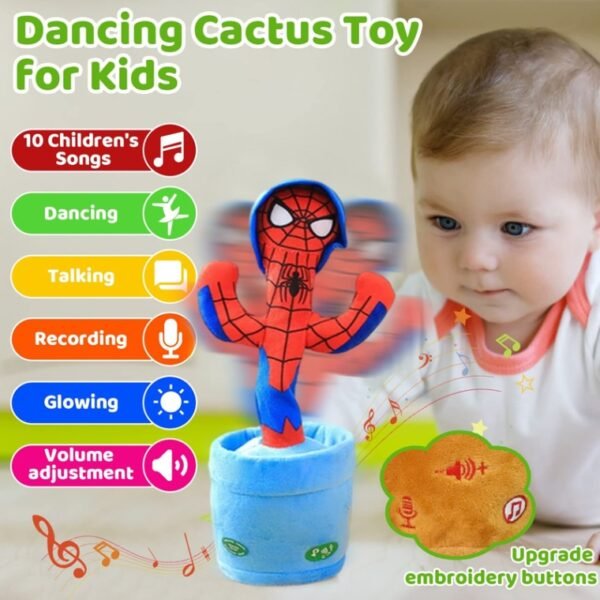 Spiderman Talking Dancing Cactus Toy